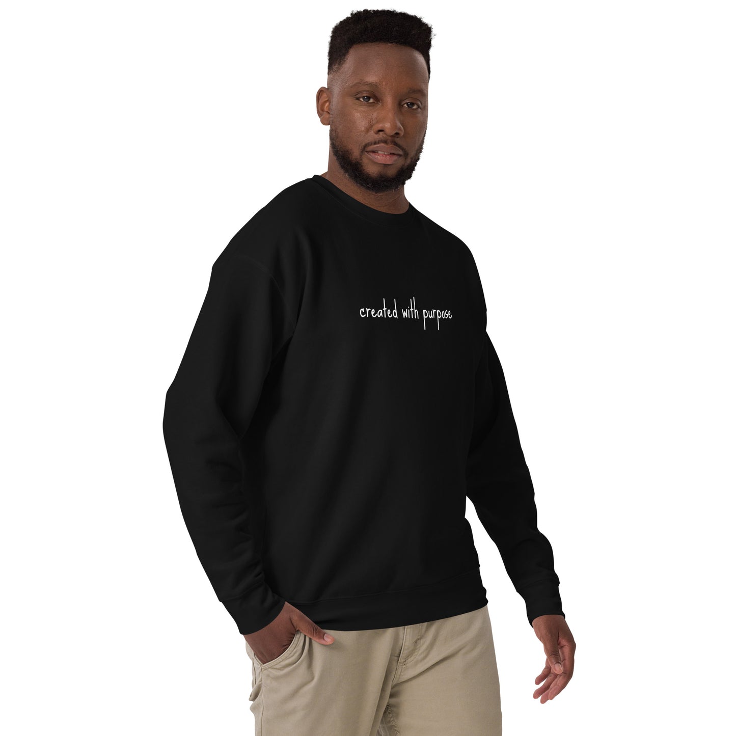 created with purpose sweatshirt Unisex Premium Sweatshirt