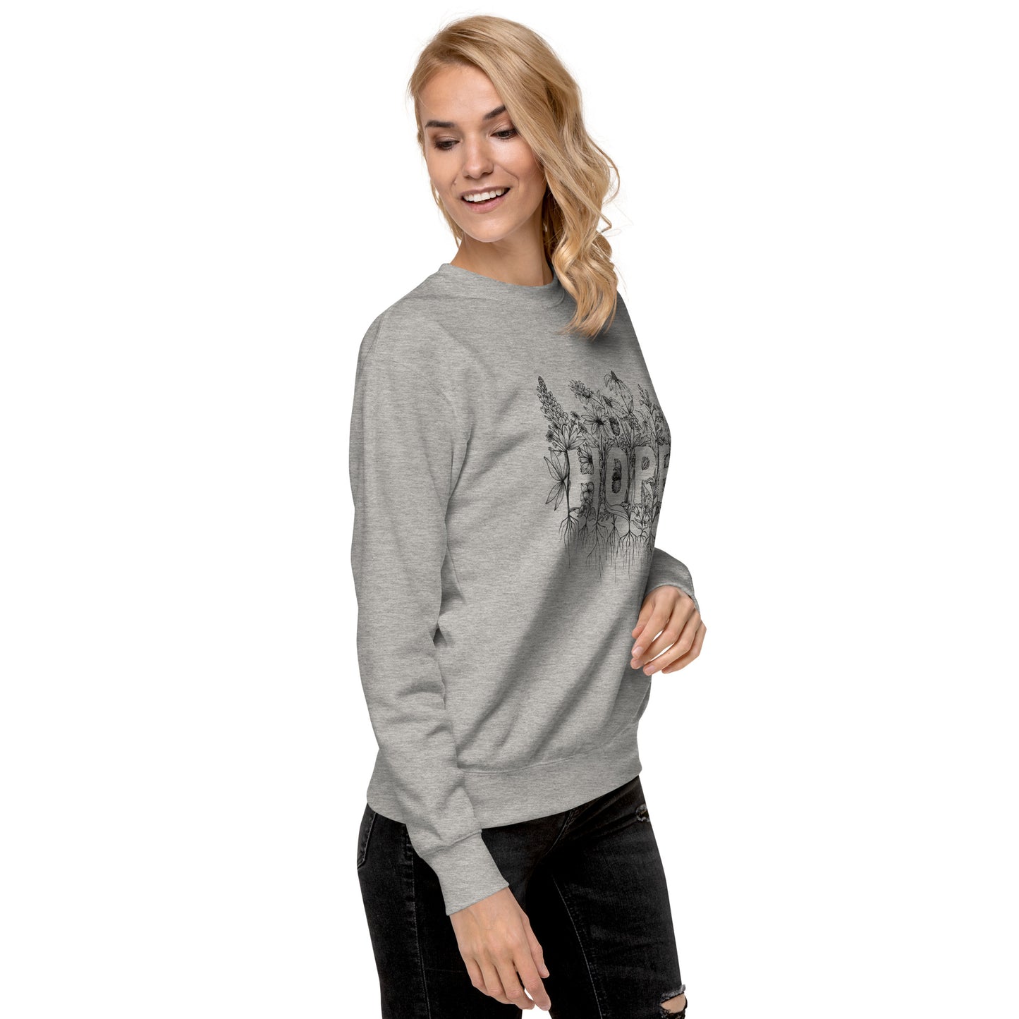 Hope Wildflower- Unisex Premium Sweatshirt