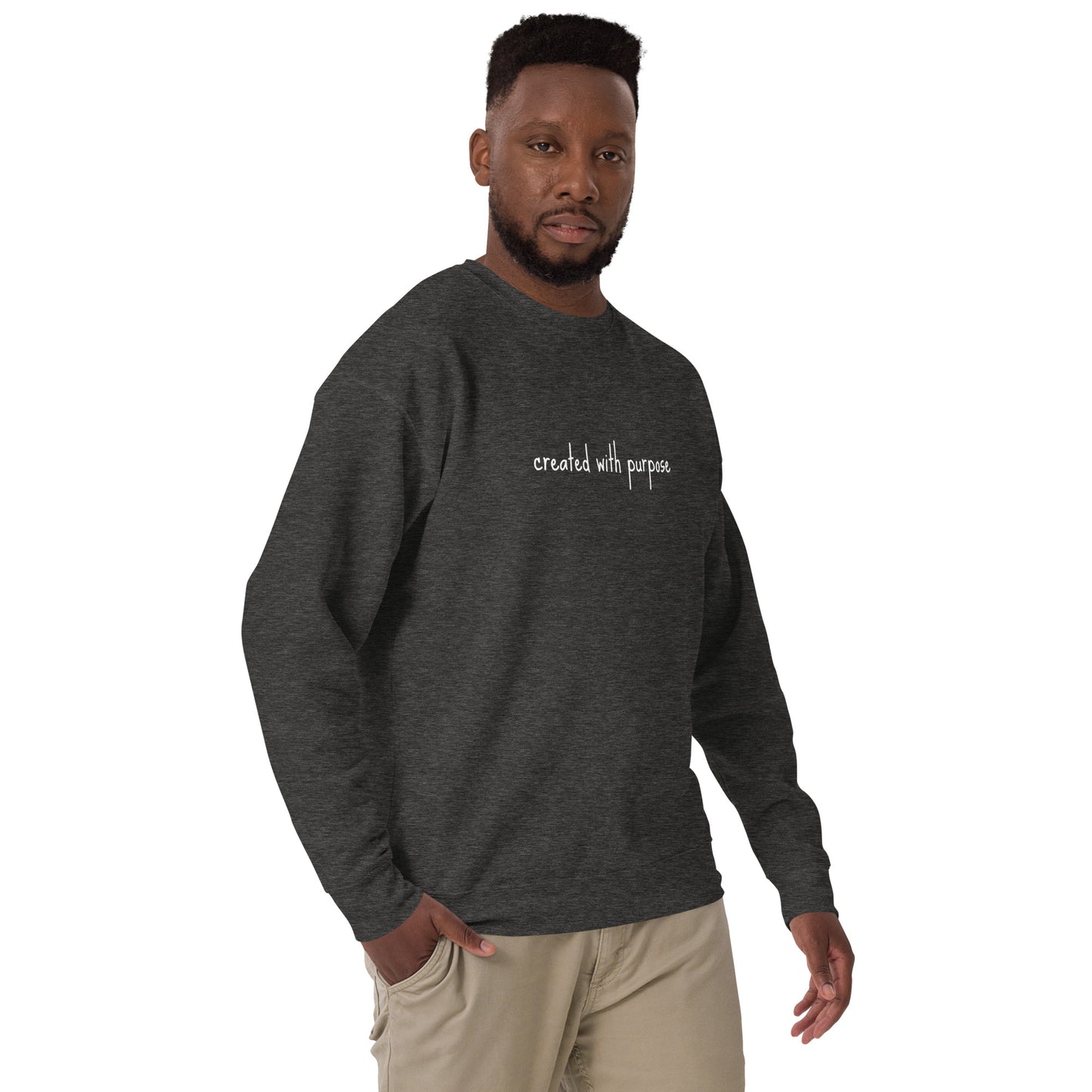 created with purpose sweatshirt Unisex Premium Sweatshirt