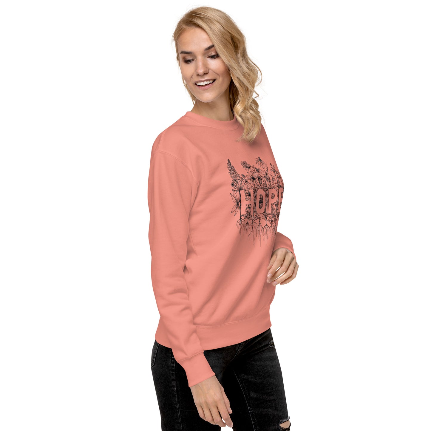 Hope Wildflower- Unisex Premium Sweatshirt