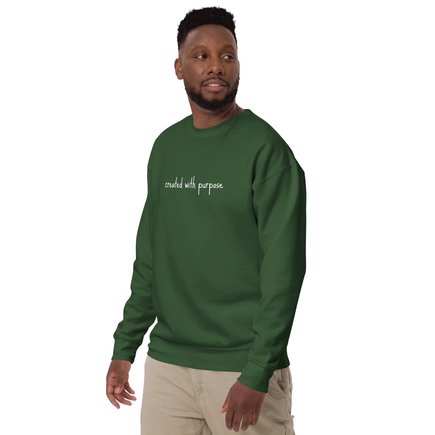 created with purpose sweatshirt Unisex Premium Sweatshirt