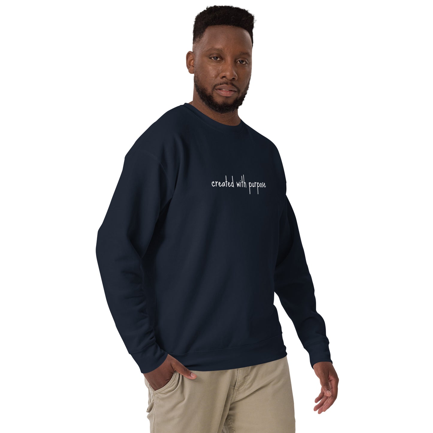 created with purpose sweatshirt Unisex Premium Sweatshirt
