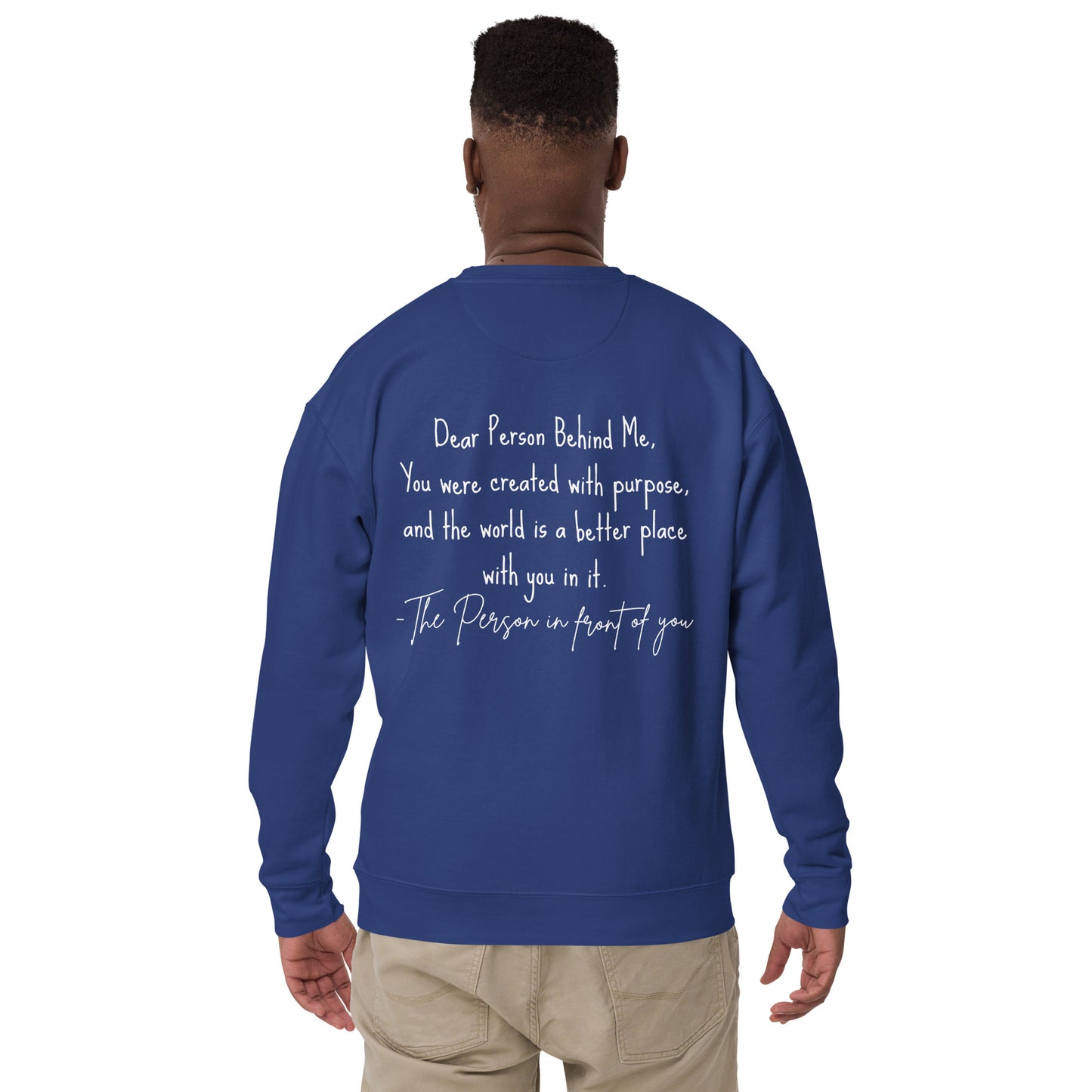 created with purpose sweatshirt Unisex Premium Sweatshirt