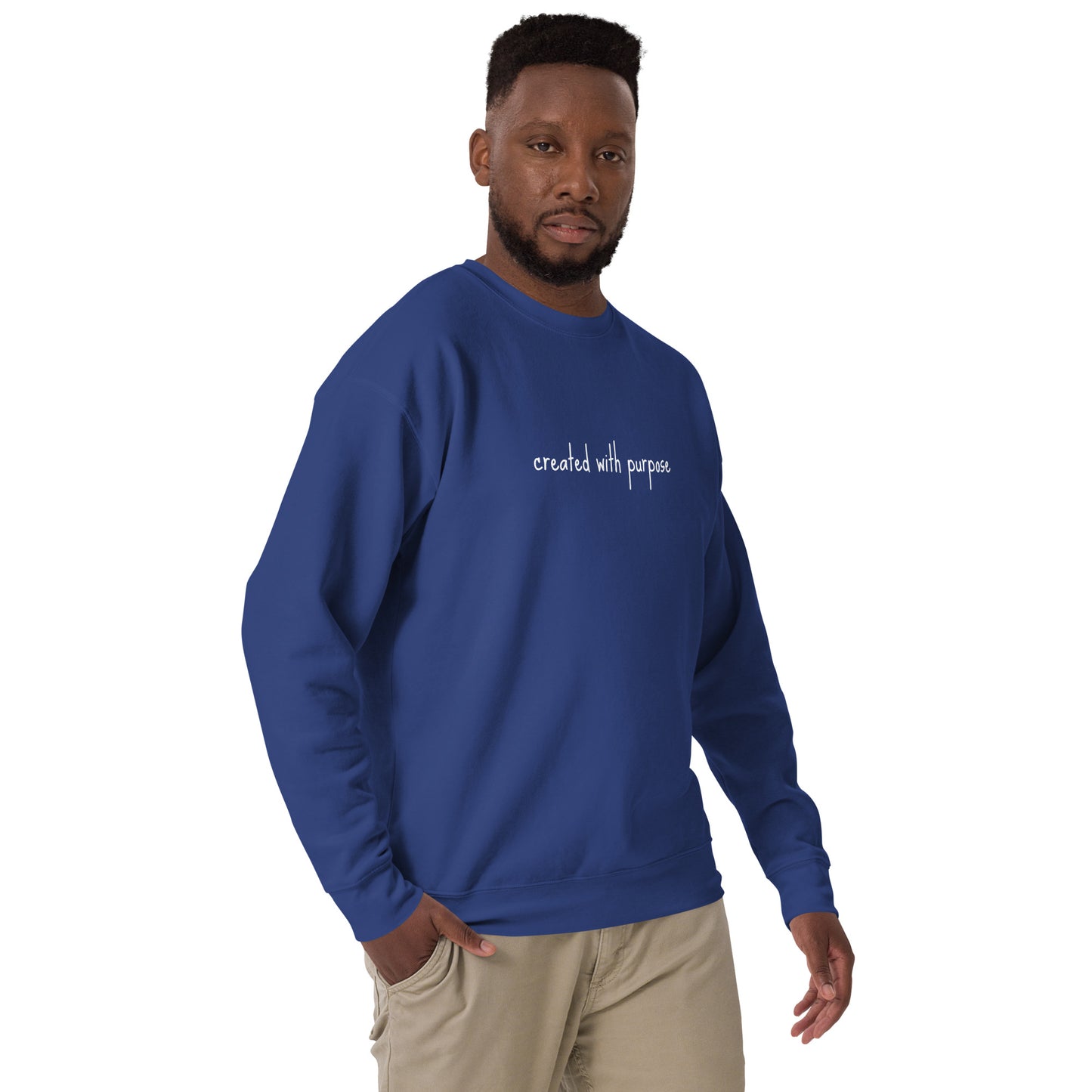 created with purpose sweatshirt Unisex Premium Sweatshirt