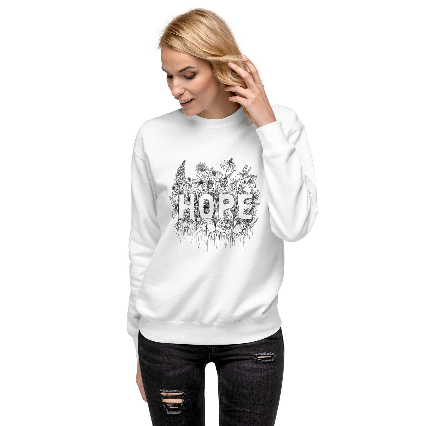 Hope Wildflower- Unisex Premium Sweatshirt