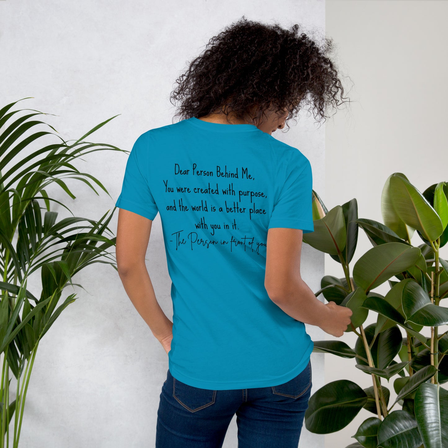 Created with purpose Unisex t-shirt
