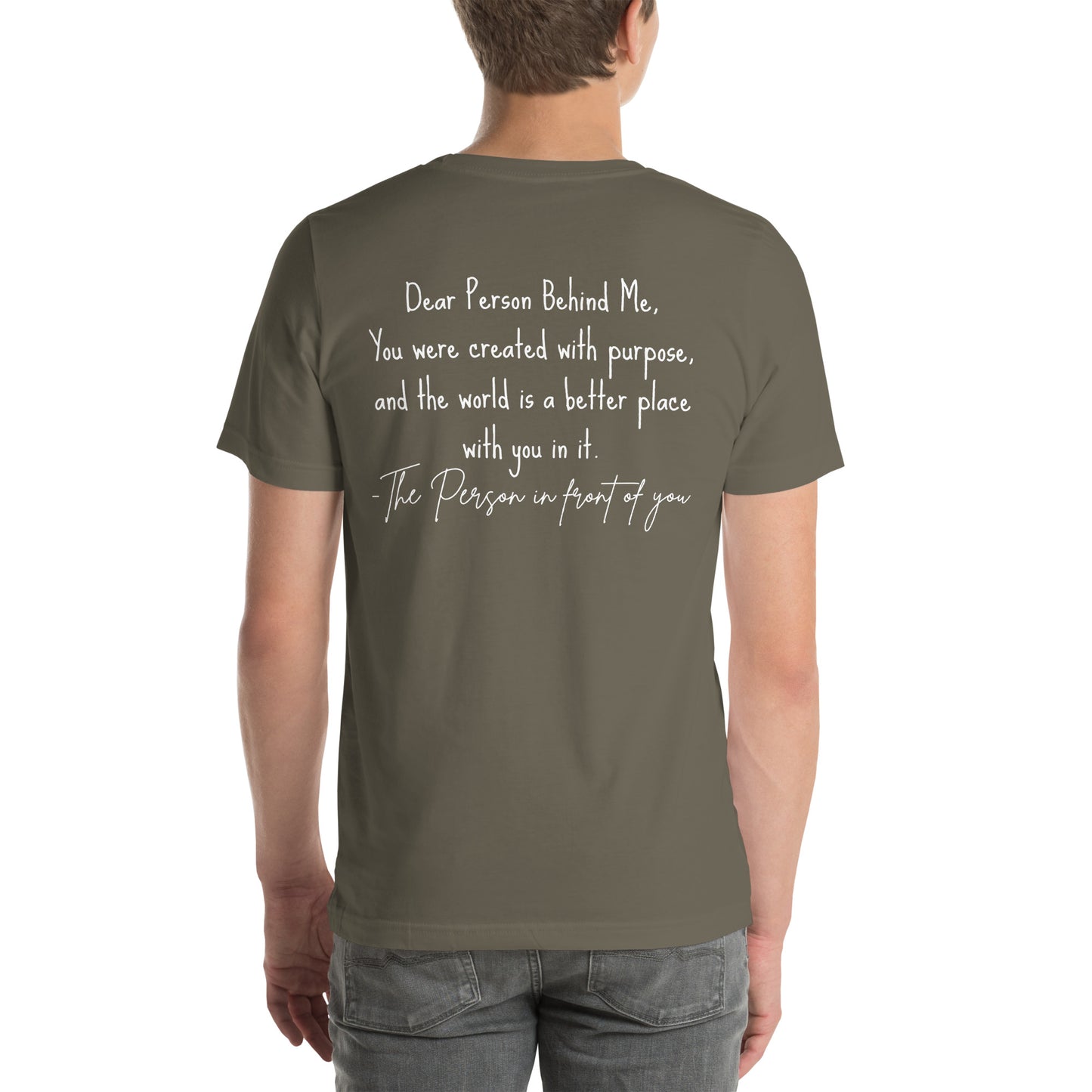 Created with purpose Unisex t-shirt