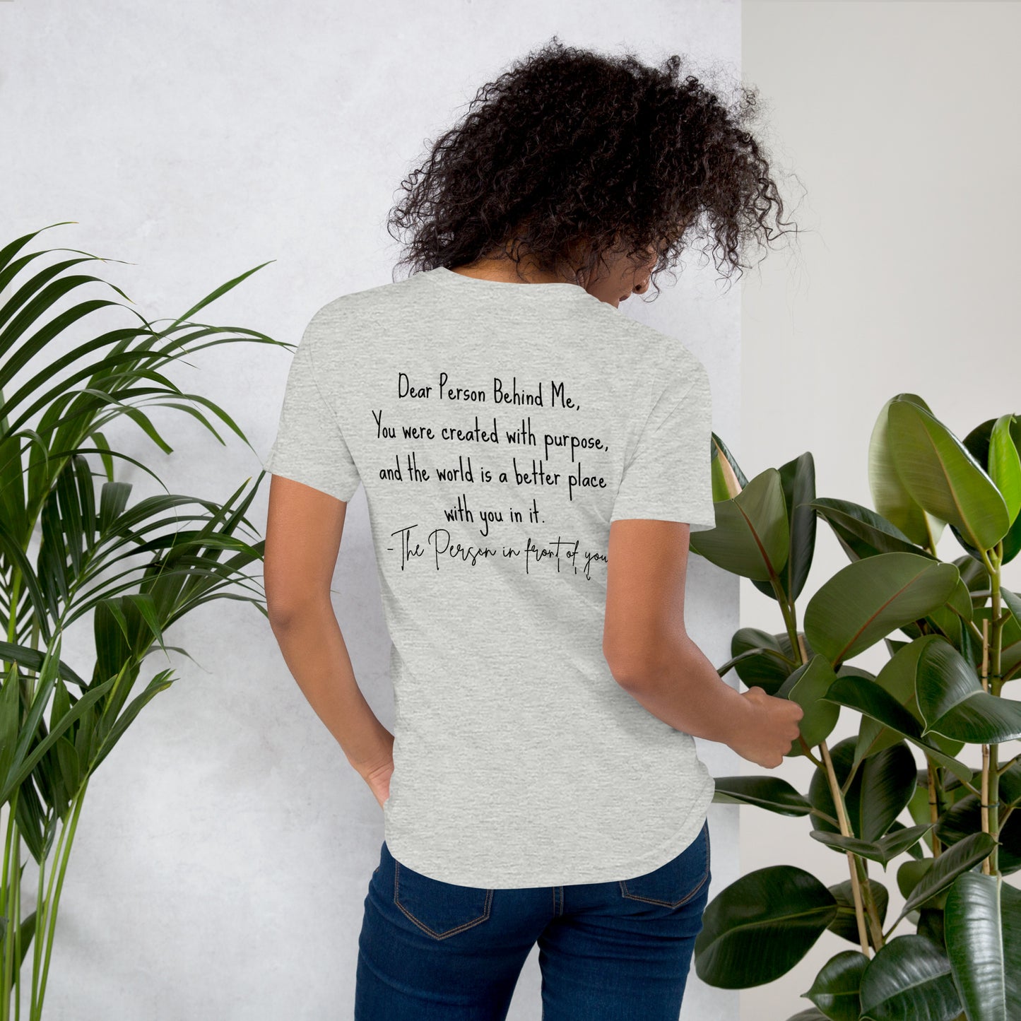 Created with purpose Unisex t-shirt