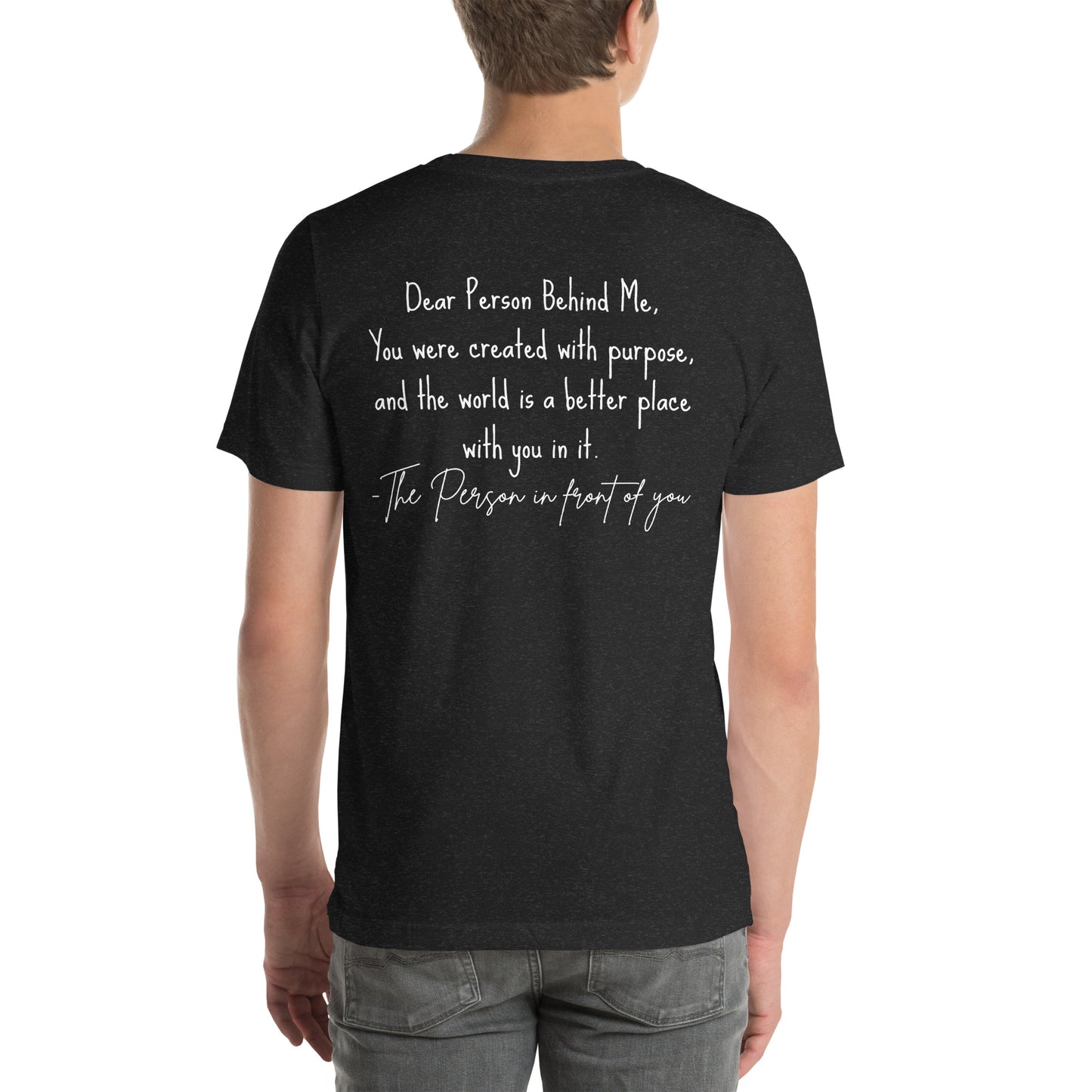 Created with purpose Unisex t-shirt
