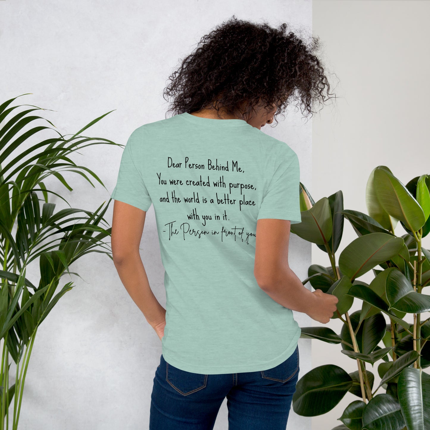 Created with purpose Unisex t-shirt