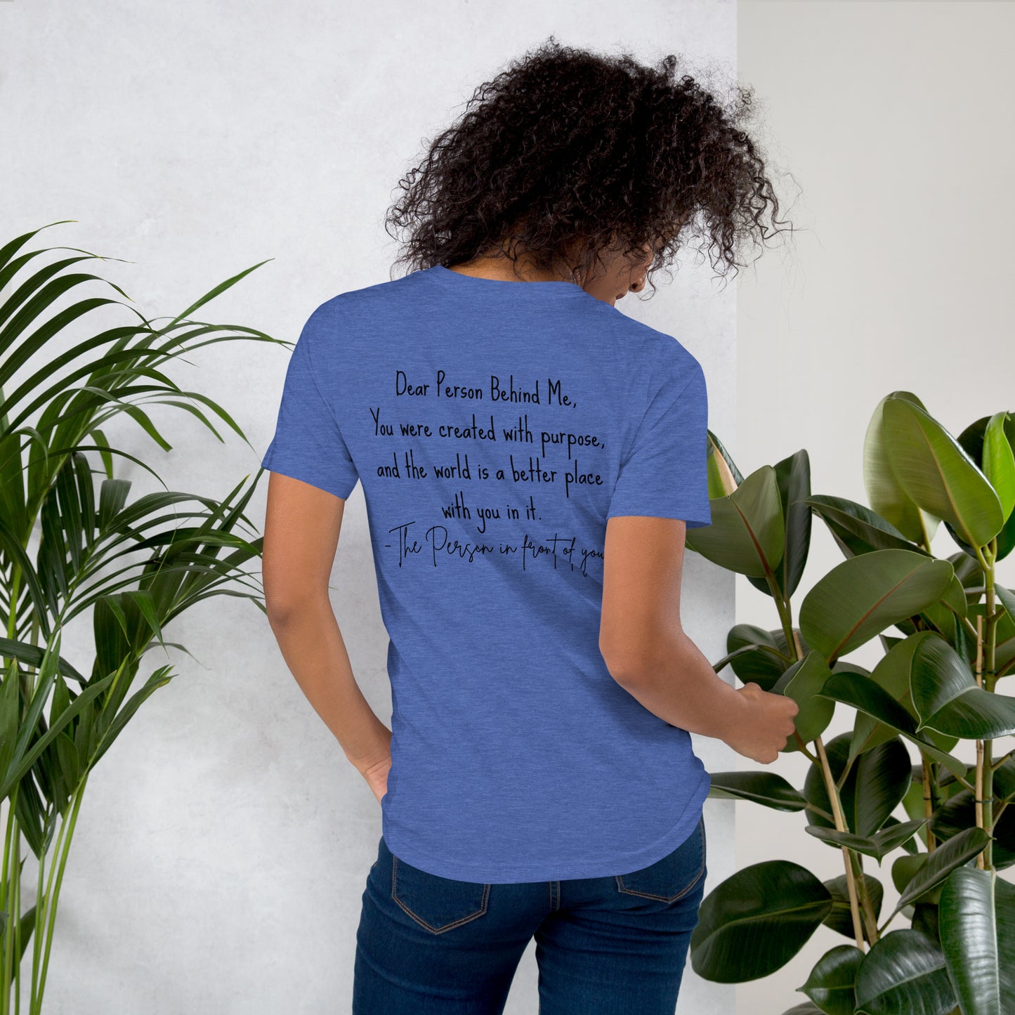 Created with purpose Unisex t-shirt