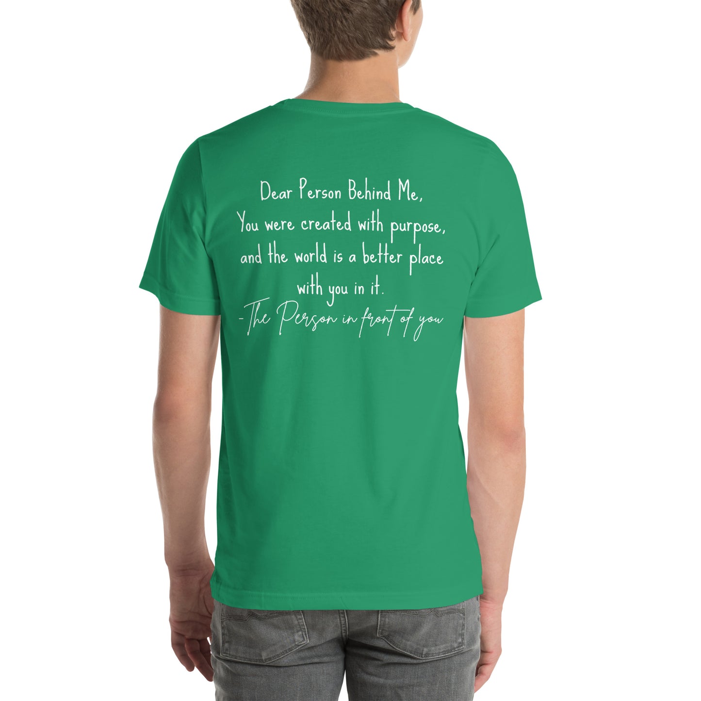 Created with purpose Unisex t-shirt