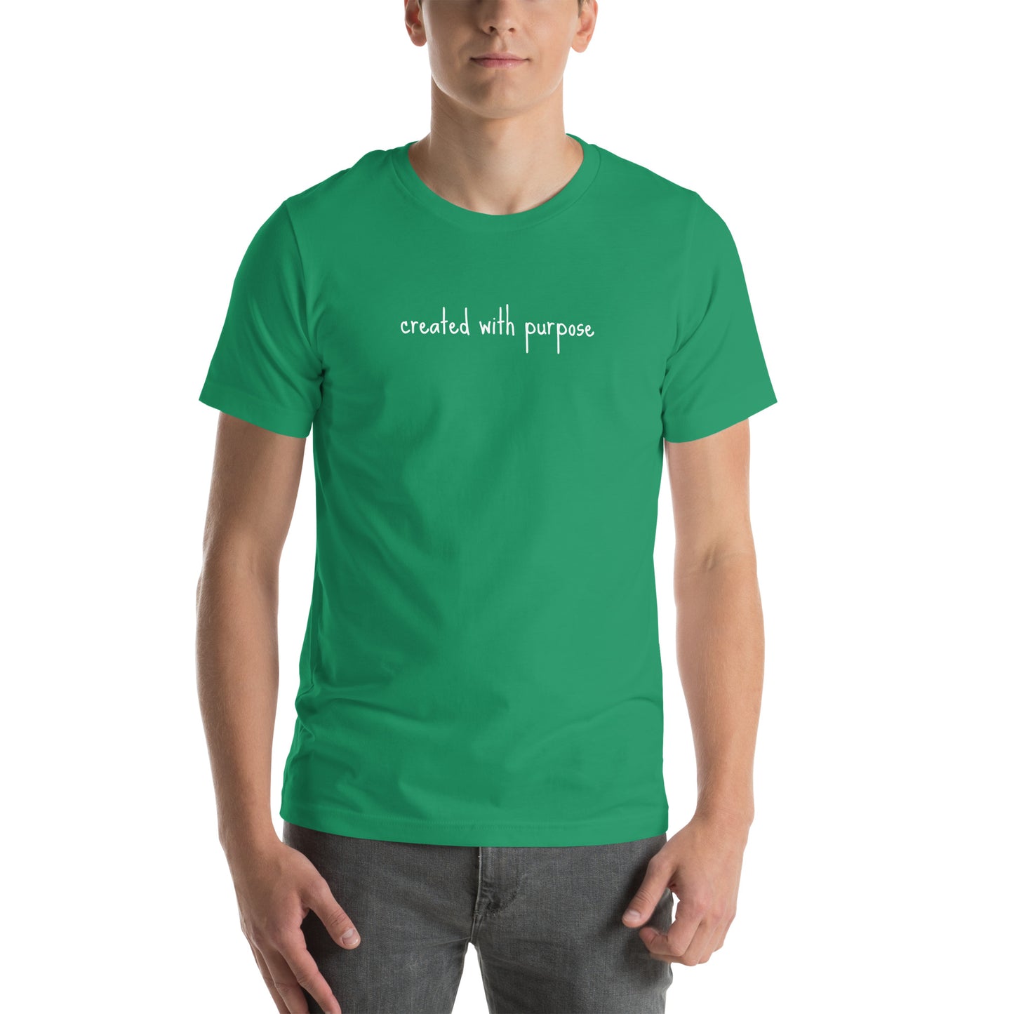 Created with purpose Unisex t-shirt