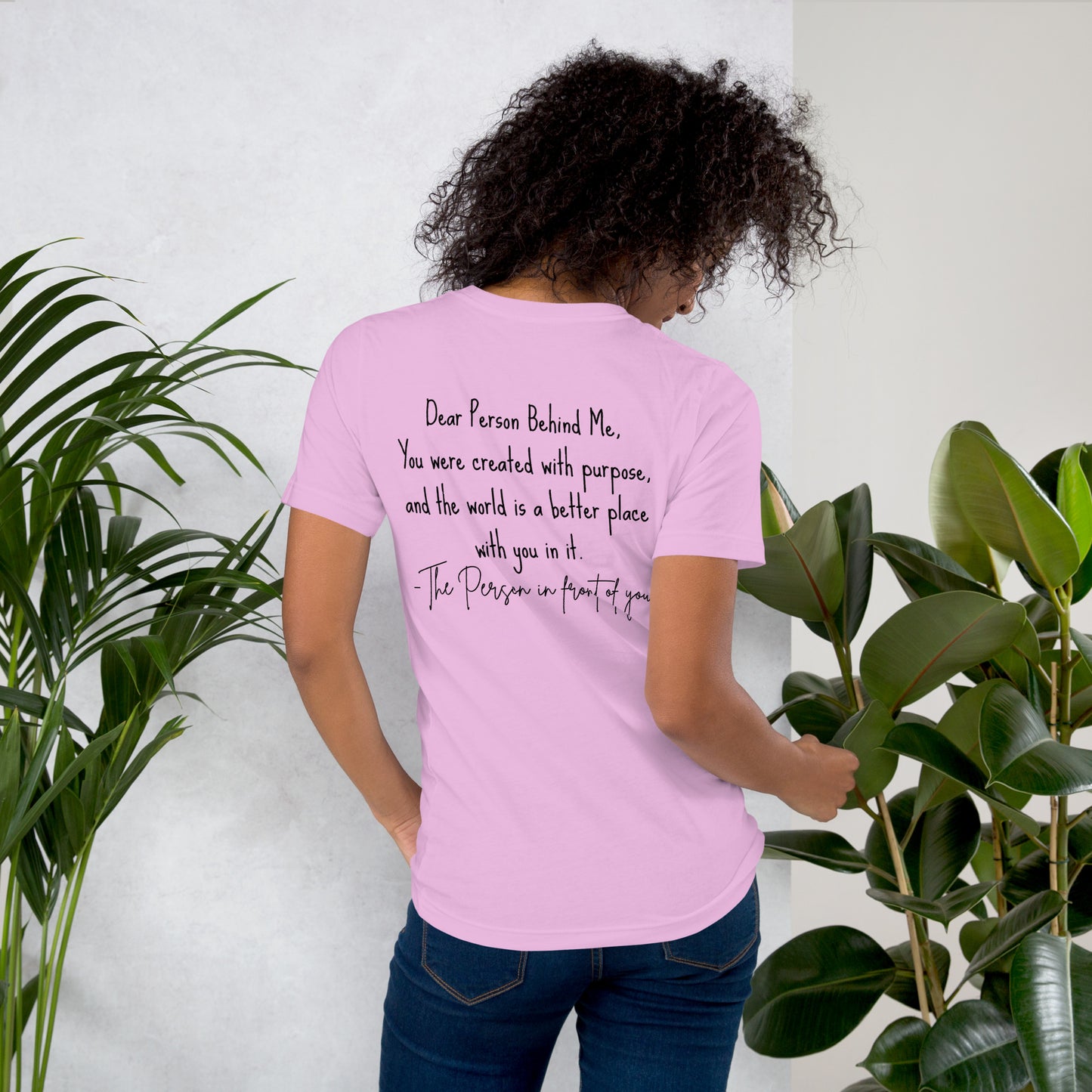 Created with purpose Unisex t-shirt