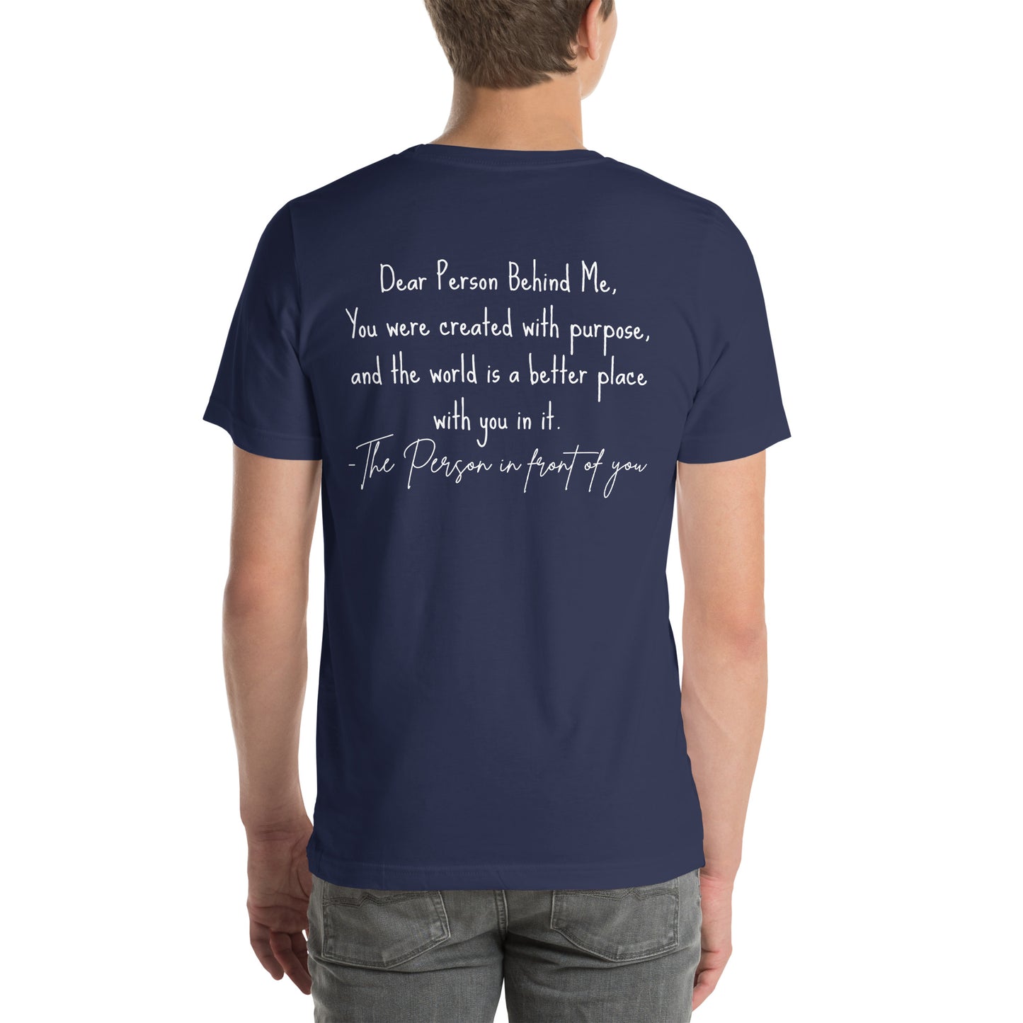 Created with purpose Unisex t-shirt