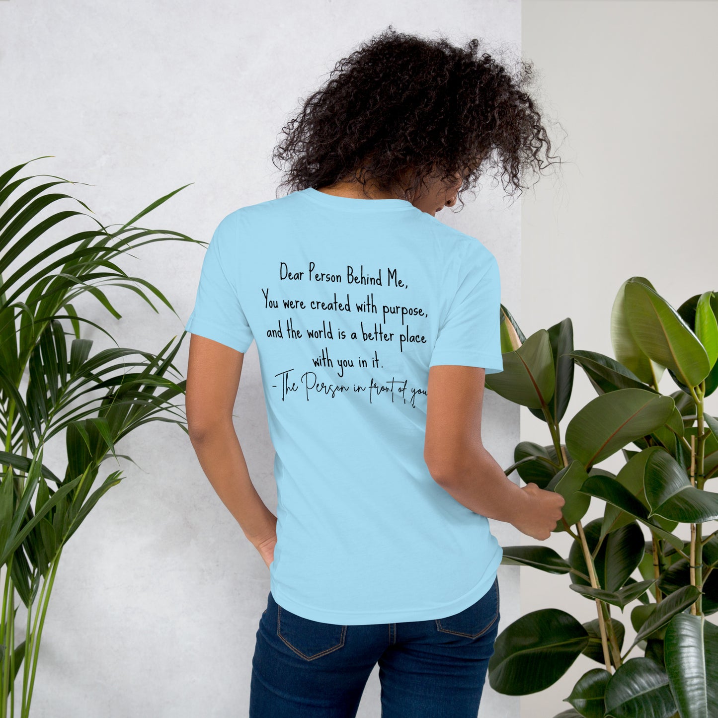 Created with purpose Unisex t-shirt