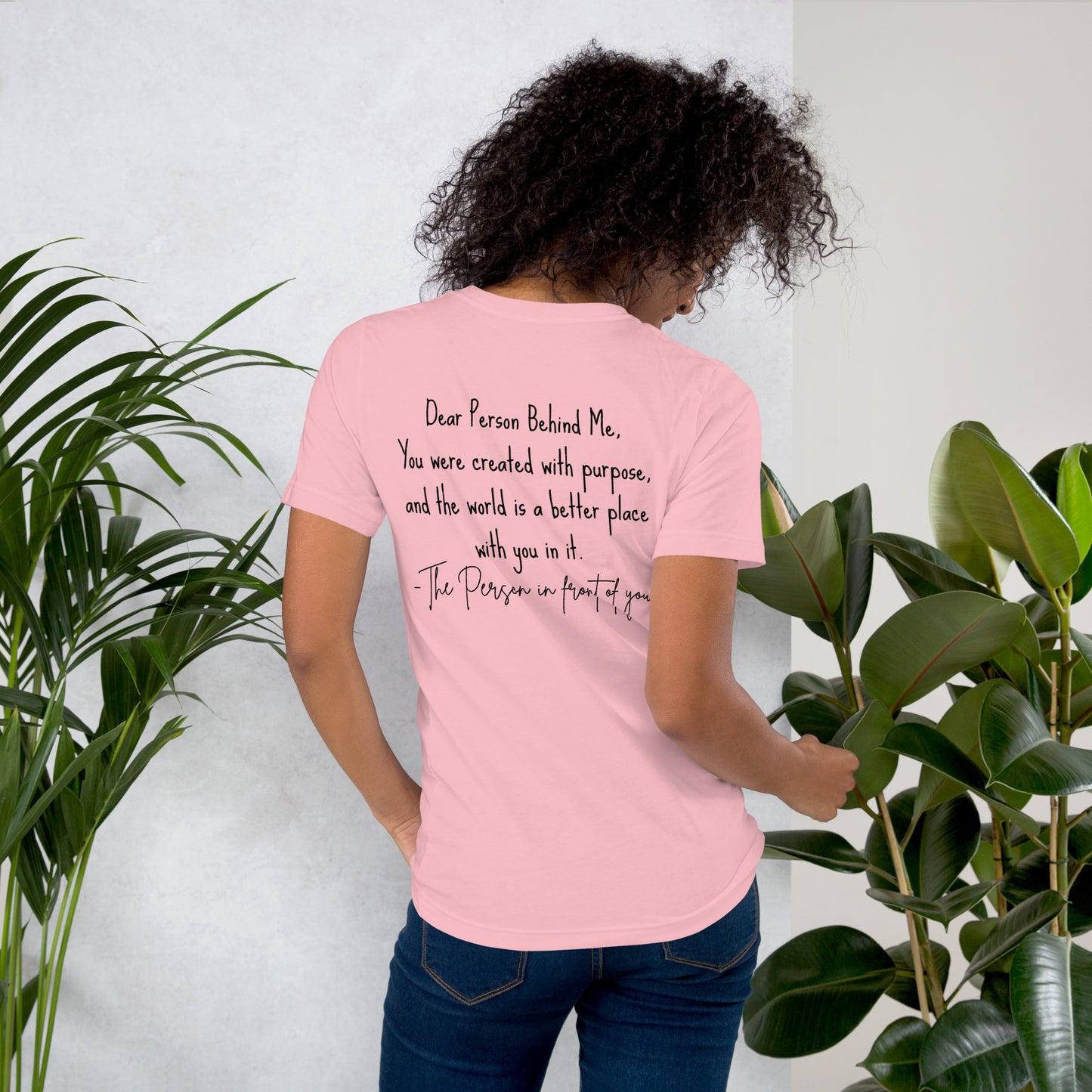 Created with purpose Unisex t-shirt