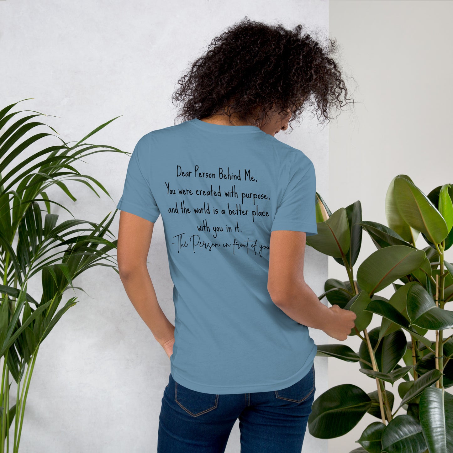 Created with purpose Unisex t-shirt