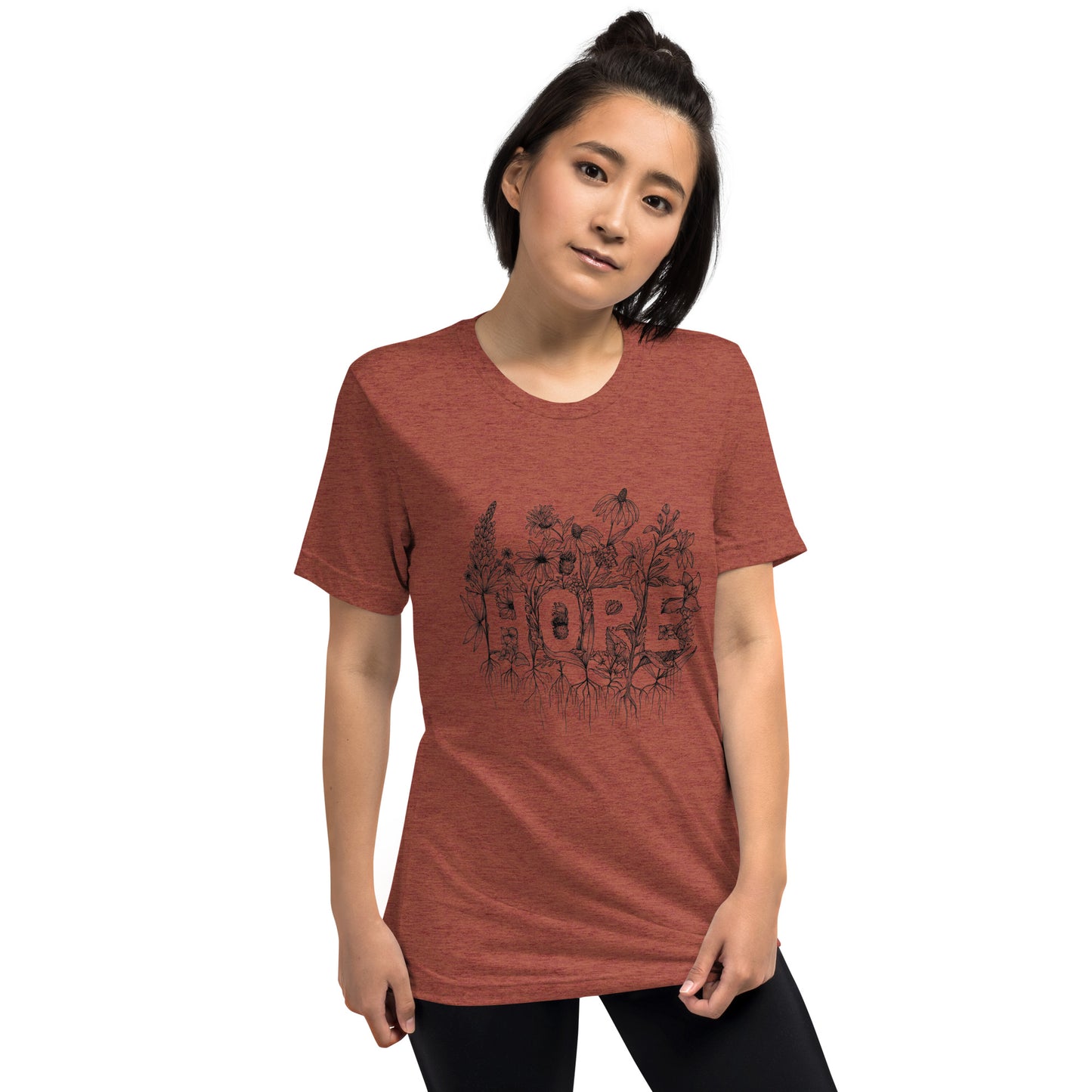 Hope Wildflower- Short sleeve t-shirt