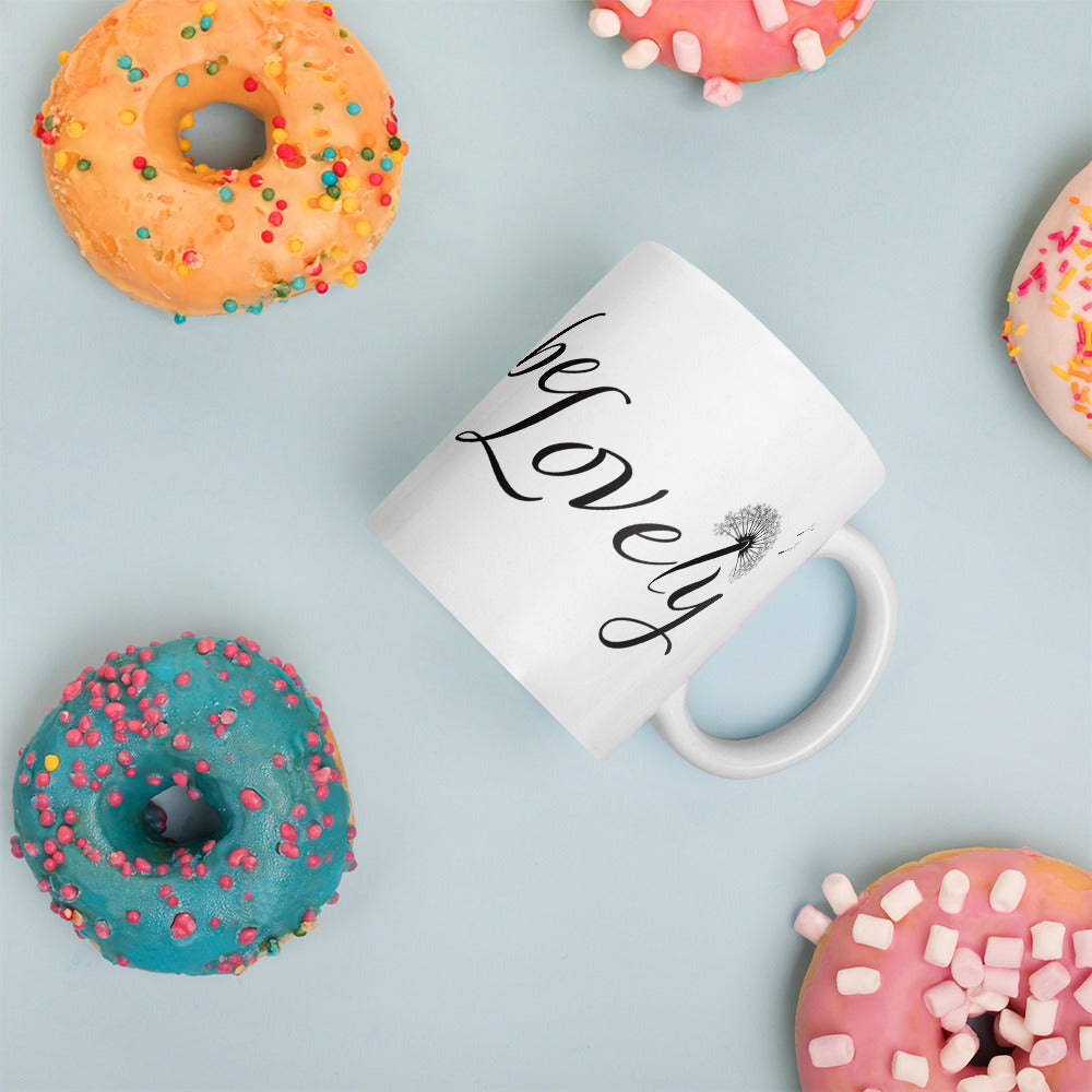 Hope Wildflower- White glossy mug