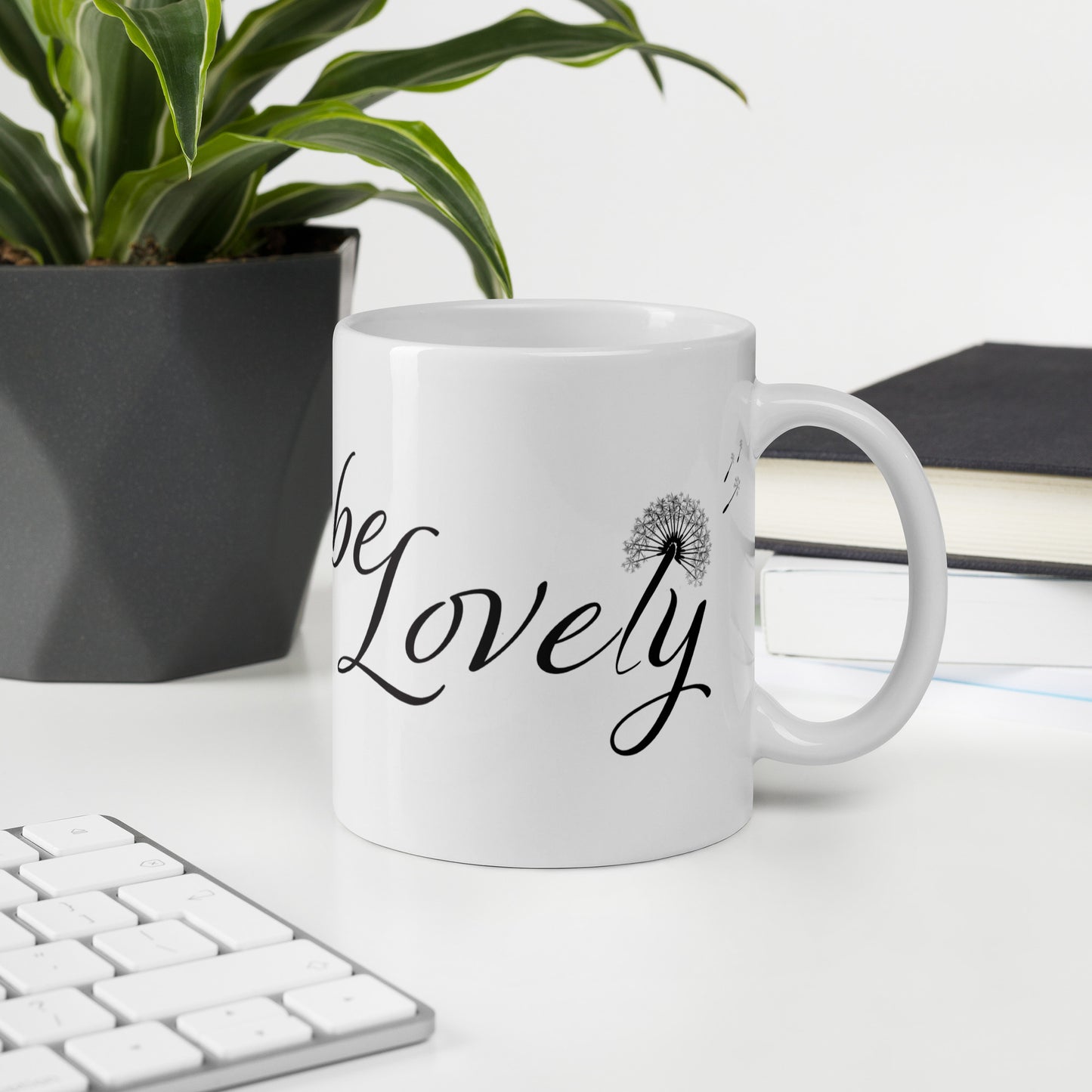 Hope Wildflower- White glossy mug