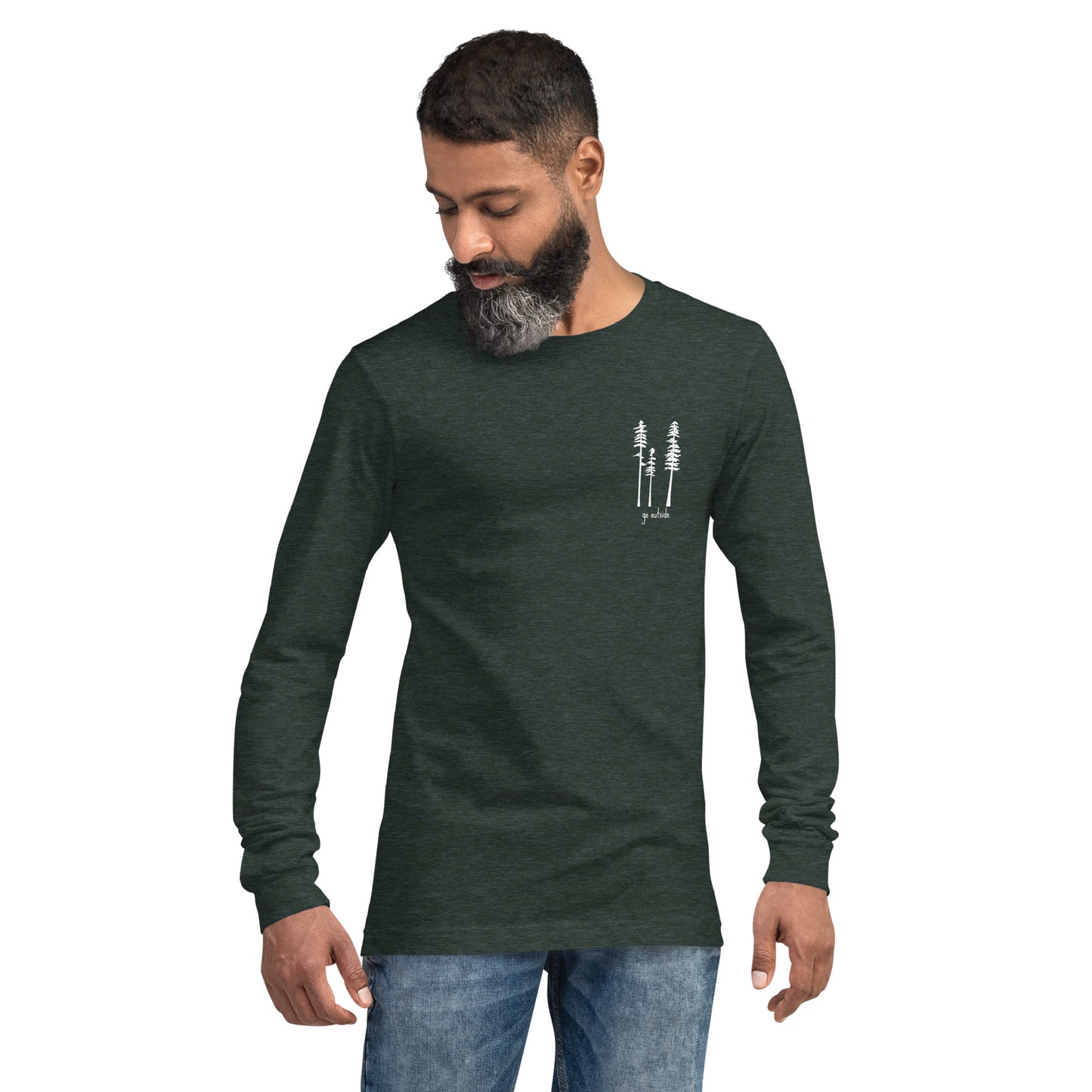 go outside unisex long sleeve tshirt