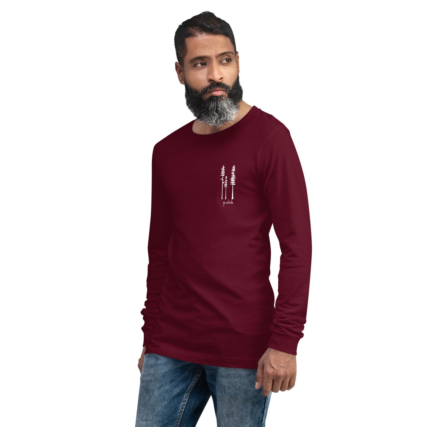 go outside unisex long sleeve tshirt