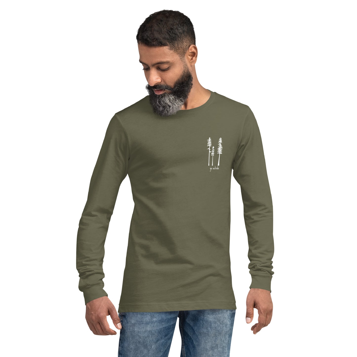 go outside unisex long sleeve tshirt