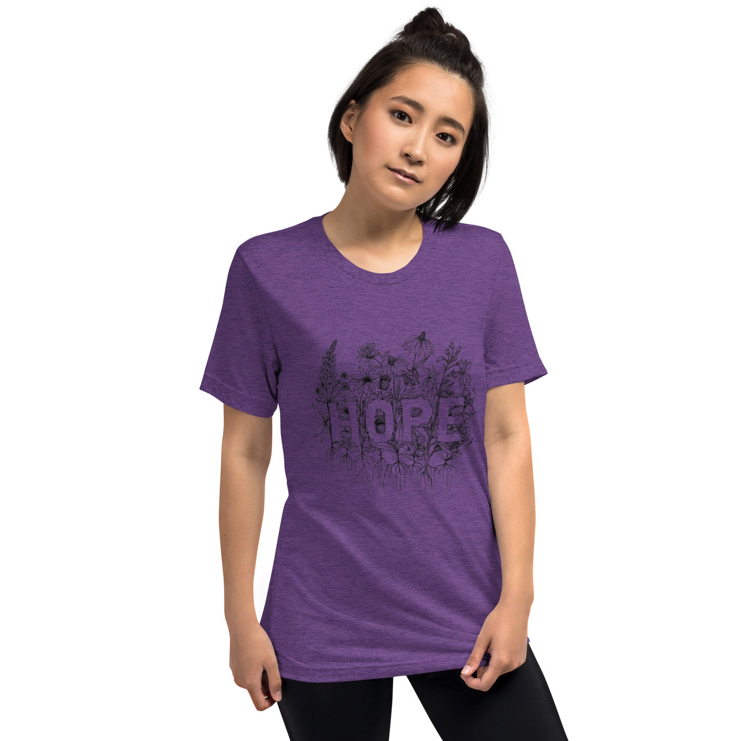 Hope Wildflower- Short sleeve t-shirt